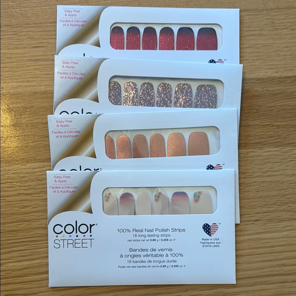 Color Street Nail Polish Strips Set